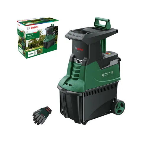 Bosch Biotrituratore a turbina AXT 25 TC (2500 W; idoneo per legno e residui resistenti;