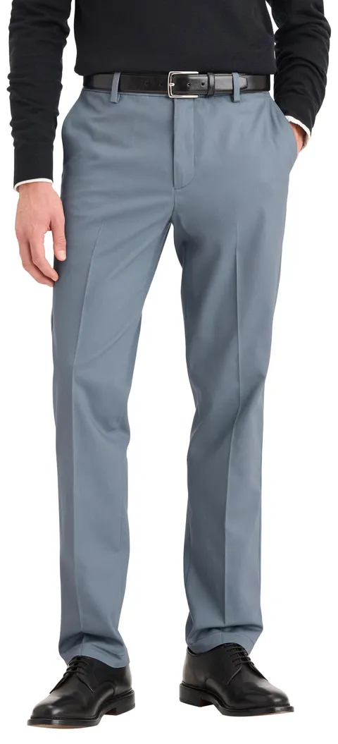 Dockers Pantaloni da Uomo sig Stain Def Slim, Tono Grigio, 31 W/32 L