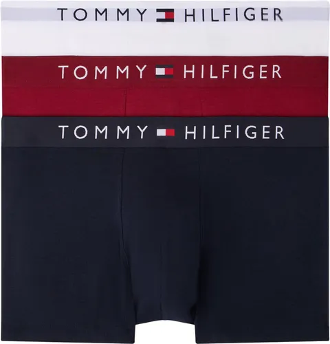 Tommy Hilfiger Uomo Pantaloncini Boxer Confezione da 3 Intimo, Multicolore (des Sky/White/Rouge), XXL