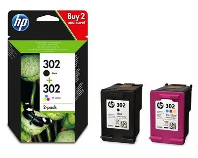 HP 302 Cartucce Originali Nero e Tricromia (confezione 2)