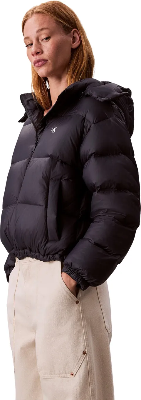 Calvin Klein Essential Midweight Puffer Jacke Lv047D501G Giacche, Blue (Inkwell), XXS Donna
