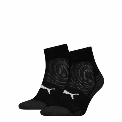 PUMA Quarter Calzini, Nero 1, 35-38 (Pacco Da 2) Unisex-Adulto