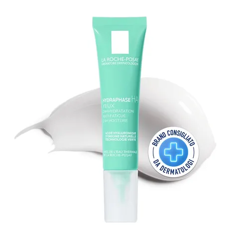 La Roche-Posay Hydraphase Intense, Crema Contorno Occhi, Per Occhi Sensibili, Effetto