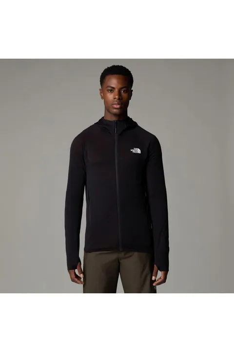 THE North FACE NF0A8BSWJK3 M Bolt Polartec Hoodie Maglia Lunga Uomo TNF Black Taglia XL