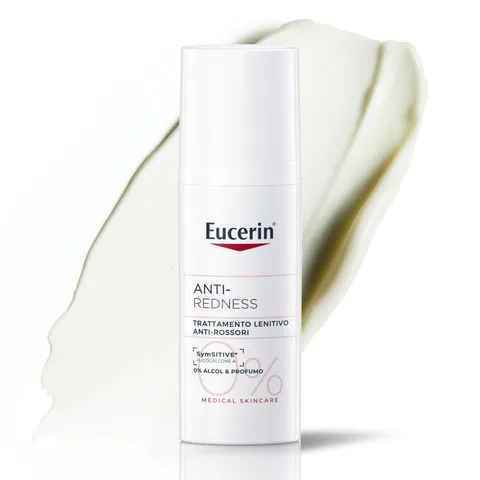 Eucerin ANTI-Redness Trattamento Lenitivo Crema viso giorno e notte 50 ml, Crema