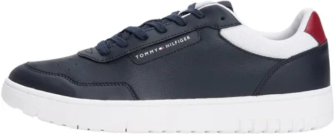 Tommy Hilfiger Uomo Sneakers Court Basket Core Lite Profilo Basso, Blu (Desert Sky), 40