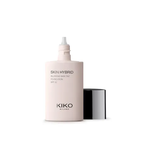 KIKO Milano Skin Hybrid Blurring Skin Tint Foundation 01, Fluido Viso Perfezionante, 24H