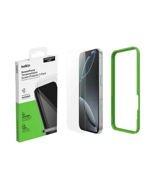 Belkin ScreenForce TemperedGlass Pellicola iPhone 17 Pro Max, Pellicola Protettiva