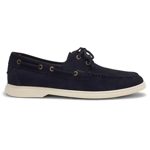 Boss Uomo Sienne SD 10247967 01 Boat Shoes, Blu Scuro, 39 EU