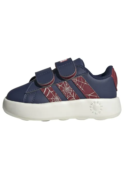 adidas Unisex - Bimbi 0-24 Marvel Spider-Man Grand Court Shoes Infants, Dark Blue/Active