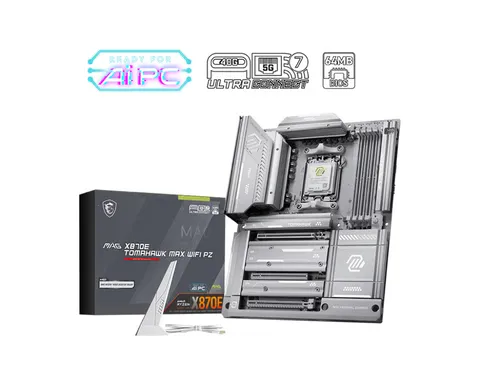 MSI MAG X870E Tomahawk MAX WIFI PZ - Scheda Madre ATX, supporto AMD Ryzen 9000/8000/7000