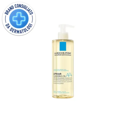 La Roche-Posay Lipikar Olio Detergente AP+, Olio Doccia Detergente, Per Pelli Sensibili