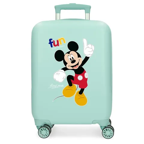 Disney Il bagaglio a mano Mickey Fun with Friends con lucchetto a combinazione laterale e