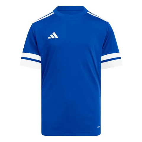 adidas Unisex - Bambini SQUADRA25 Jersey Short Sleeve KIDS, Royal Blue / White, 7-8 Years