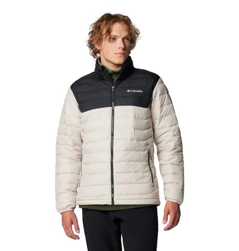 Columbia Powder Lite 2 Jacket Old, Piumino Uomo, Pietra scura/Nero, XL
