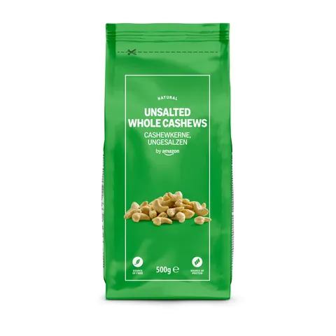 by Amazon Anacardi Interi Non Salati 500g