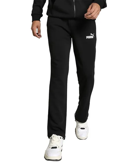 Puma Ess Logo Pants Tr Op Srl Pantaloni, Nero (Black 22), M Corto Uomo