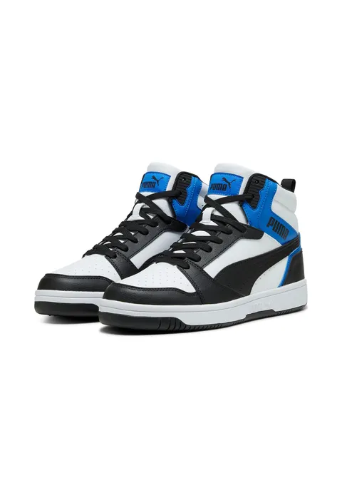 PUMA Rebound V6, Scarpe da ginnastica Unisex - Adulto, Black White Team Royal, 41 EU