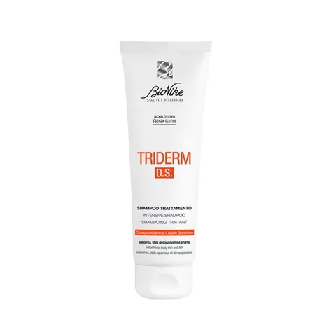 BioNike Triderm D.S. - Shampoo Trattamento per Dermatite Seborroica, Azione