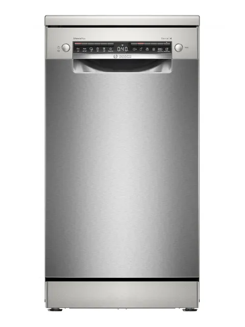 Bosch SPS4EMI17E Serie 4 Lavastoviglie slim 45 cm Acciaio, Classe B