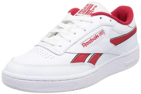 Reebok Club C Revenge, Sneaker Uomo, Ftwwht/Vecred/Black, 44 EU