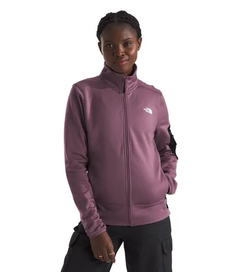 The North Face W Mistyescape Fleece Giacca Donna Midnight Mauve/TNF Black L