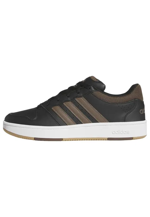 adidas Uomo Hoops Classic Shoes, Core Black/Earth Strata/Ftwr White, 40 2/3 EU