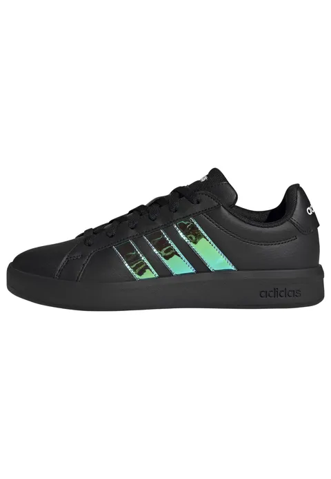 adidas Donna Grand Court Base 3.0 Choes, Core Black/Core Black/Ftwr White, 43 1/3 EU