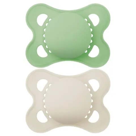 MAM | Ciuccio originale alla moda 2-6 mesi (2 pezzi) colore casuale - Ciuccio in silicone