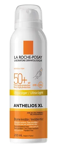 La Roche Posay Anthelios, Spray Corpo Invisibile SPF50+, Per Pelli Sensibili al Sole