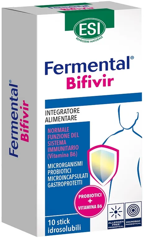 ESI, Fermental Bifivir, Integratore Alimentare per l'Equilibrio della Flora Intestinale