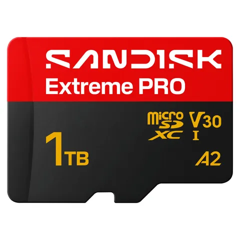 SANDISK Extreme PRO Scheda microSD 1 TB, UHS-I + SD Adapter (velocità di lettura fino a 250 MB/s e velocità di scrittura fino a 170 MB/s, 5K, 3K, 4K UHD, C10, V30, U3, A2)