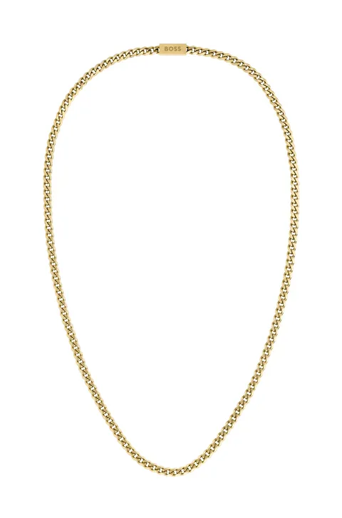 BOSS Jewelry Collana a Catena da Uomo Collezione Chain FOR HIM in Oro Giallo - 1580173