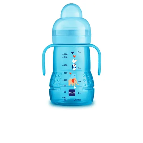 Istruzioni in Lingua Straniera - Mam Biberon Transition-220 Ml, 4 + Mesi, Colore Blu