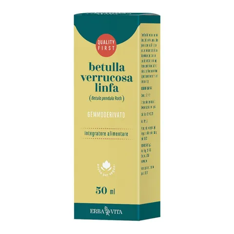 ERBA VITA Gemmoderivato Betulla Verruca Linfa, Caratteristico Betulla, 50 Millilitri