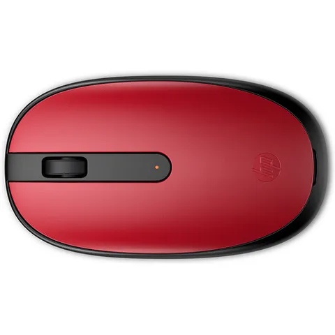 HP 240 Mouse Empire Wireless, Sensore Ottico da 1600 DPI, Bluetooth 5.1, 3 Pulsanti, Rotella di Scorrimento, Impugnatura Pratica e Funzionale, Elegante Design Ambidestro, Windows 11, Rosso