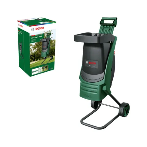 Bosch Trituratore AXT Rapid 2000 (per triturare efficacemente i rifiuti del giardino;
