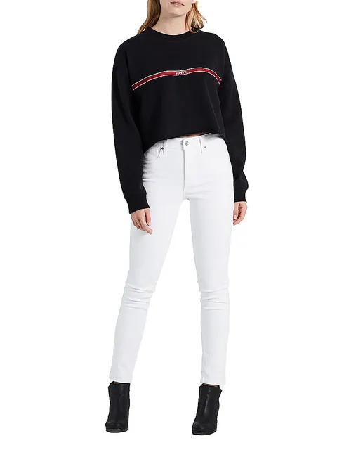 Levi's 721 High Rise Skinny, Jeans Donna, Western White, 30W / 30L