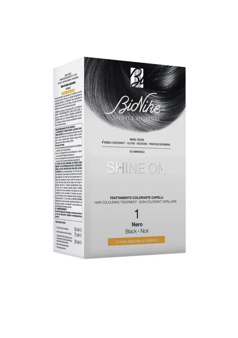 Bionike Shine On - Trattamento Colorante Capelli, Kit Tinta per Cute Sensibile Senza