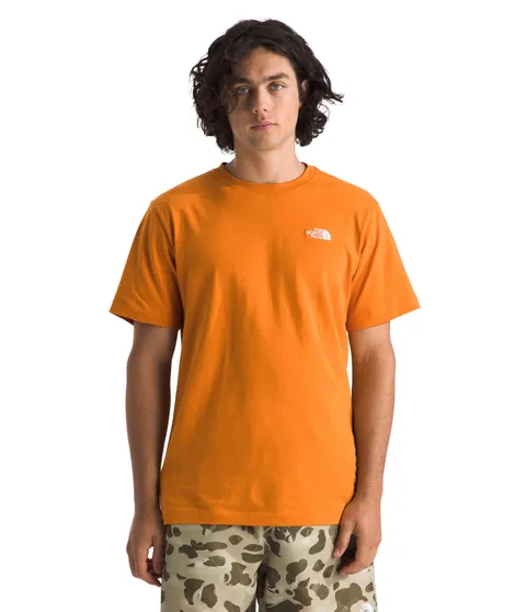 The North Face Evolution Simple Dome Regular Short SL T-Shirt da Uomo Dust Orange L