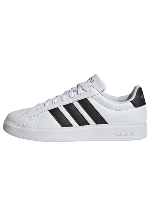 adidas Uomo Streettalk Shoes, Ftwr White/Core Black/Gold Met., 40 EU