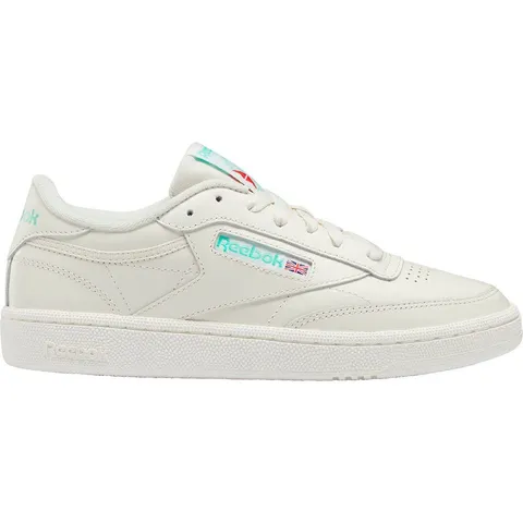 Reebok Club C 85, Scarpe da Ginnastica Donna, Chalk/Chalk/Lgtsag, 42.5 EU