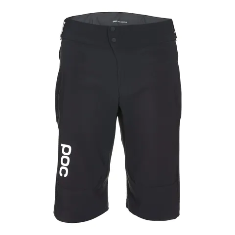 POC Essential MTB Pantaloncini, Donna, Nero (Uranium Black), S