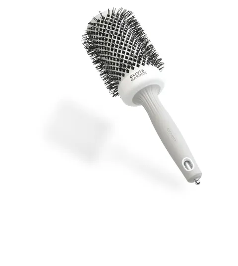 Olivia Garden Expert Blowout Shine 55 mm - White & Grey