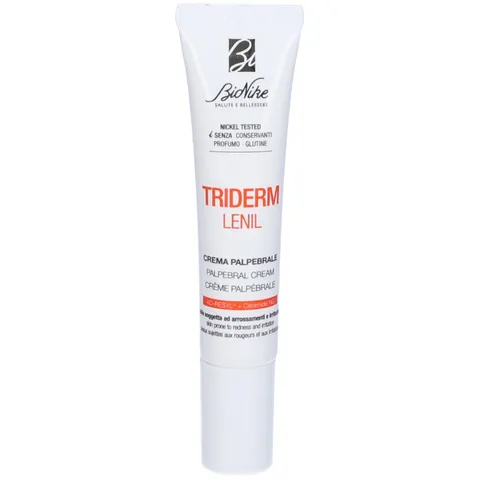BioNike Triderm - Lenil Crema Palpebrale per Arrossamenti, Desquamazione e Prurito delle
