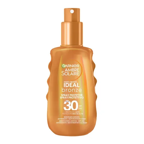 Garnier Latte Solare Spray Protettivo SPF 30+, Anti-age e antiossidante, Abbronzatura