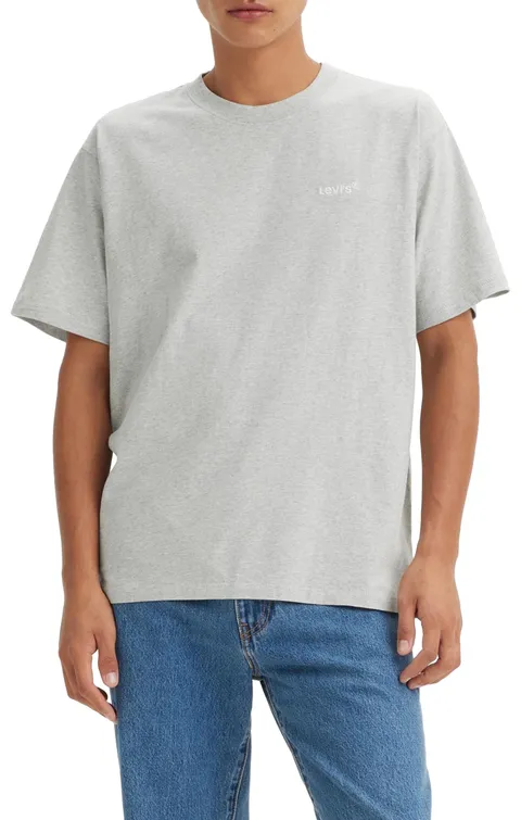 Levi's Uomo Red Tab Vintage Tee, T-Shirt, Light Mist Heather, XS