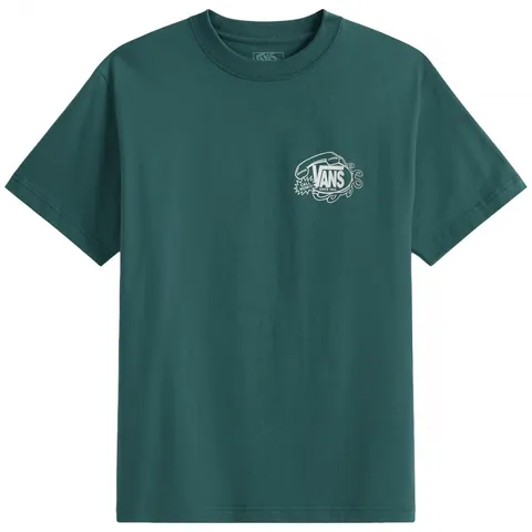 Vans Hot Lines SS Tee T-Shirt Mystic Moss, S, Mystic Moss, S