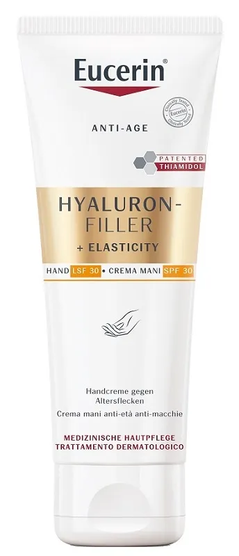 Eucerin Hyaluron-Filler + Elasticity Crema Mani Anti-età & Anti-macchie SPF 30 75 ml