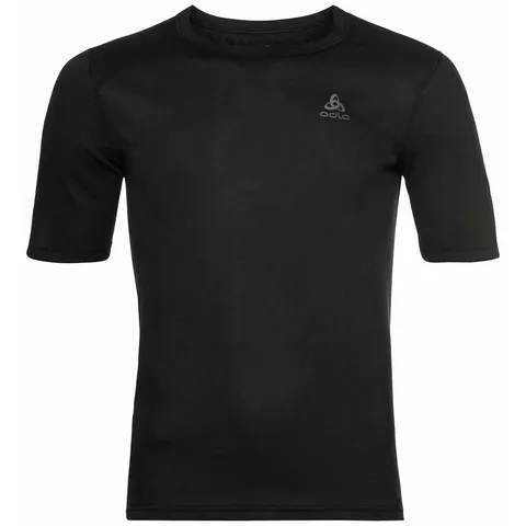 Odlo Active WARM_159112, Maglietta termica a maniche corte Uomo, Nero, L